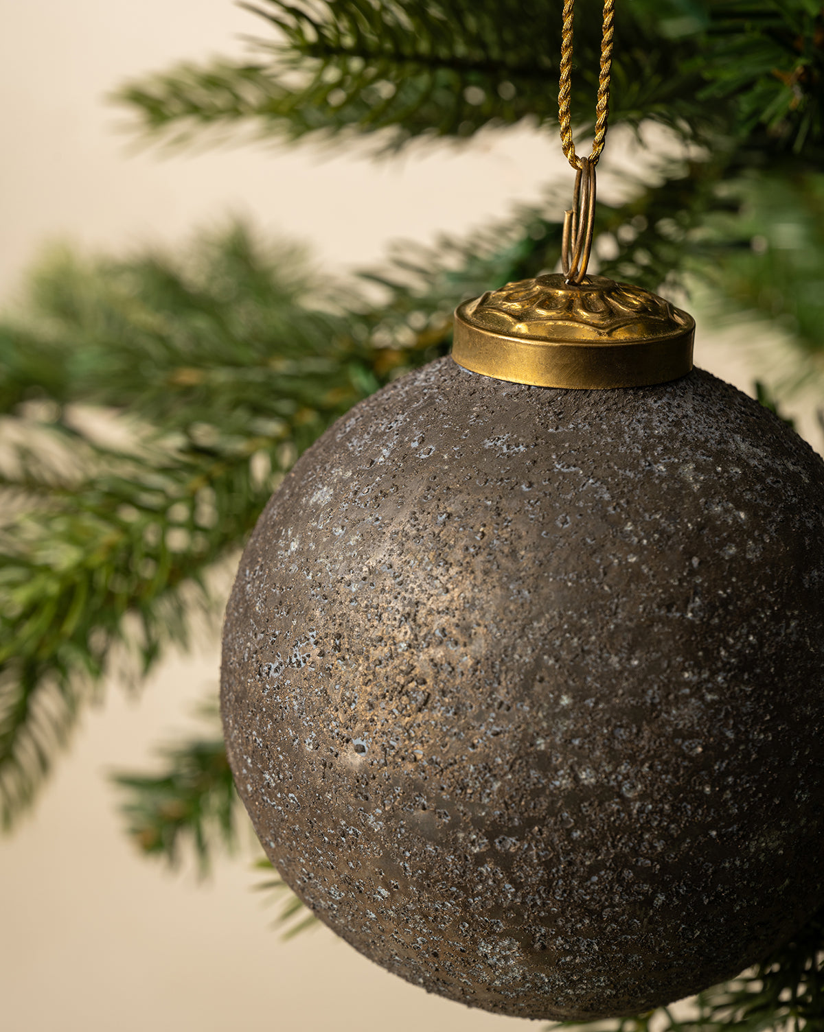 Glass & Iron Ornament