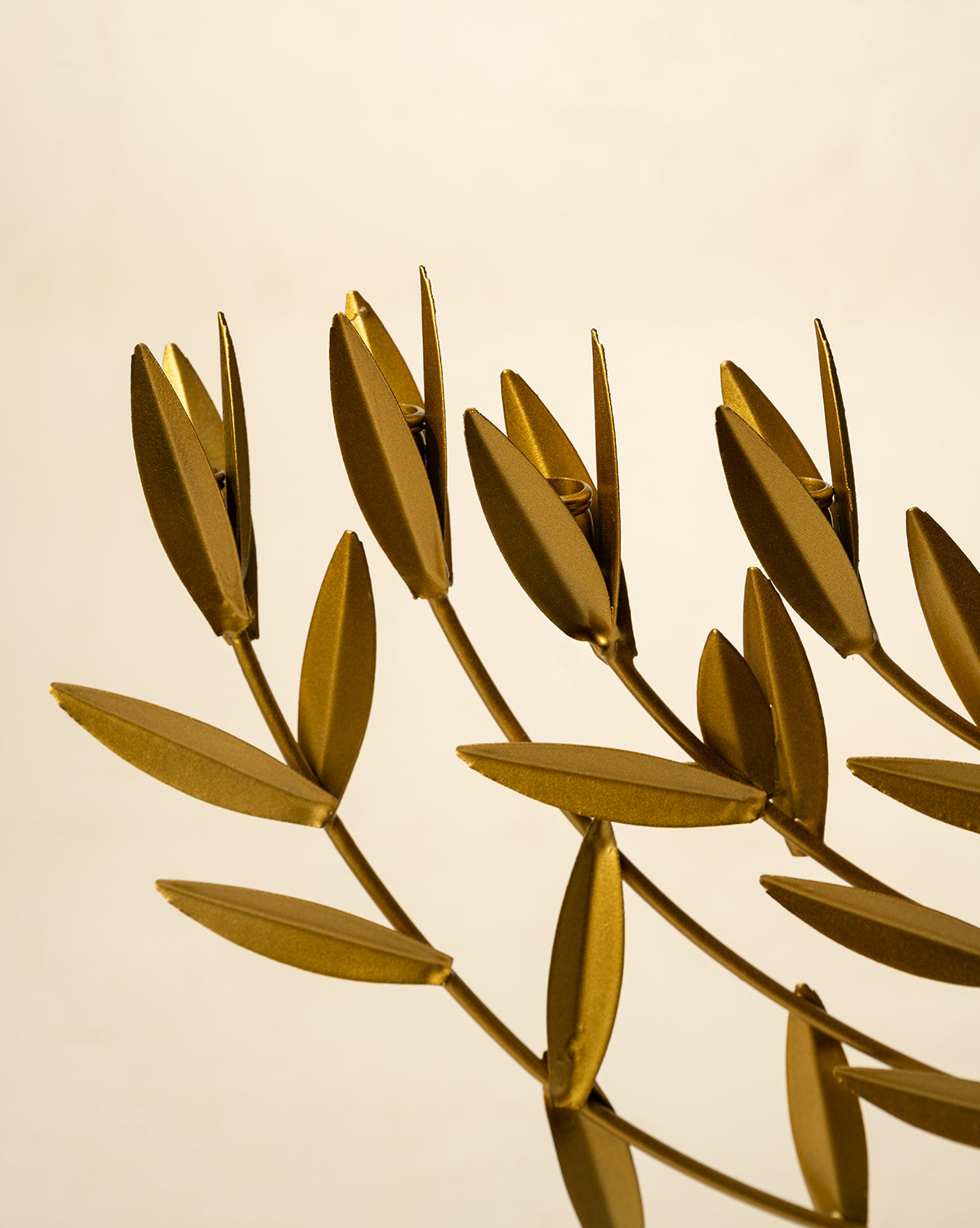 Gold Leaf Menorah