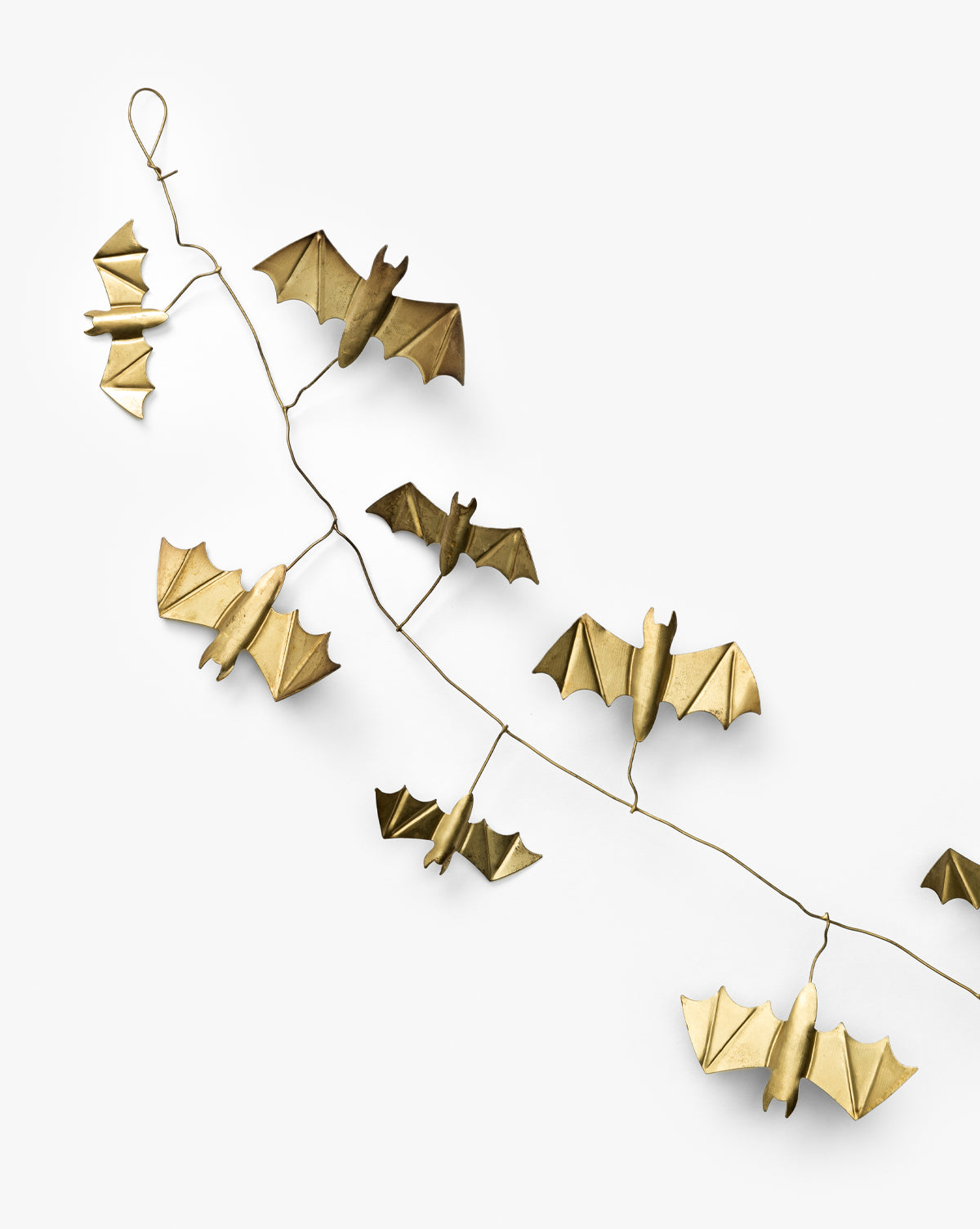 Gold Metal Bats Garland 72"