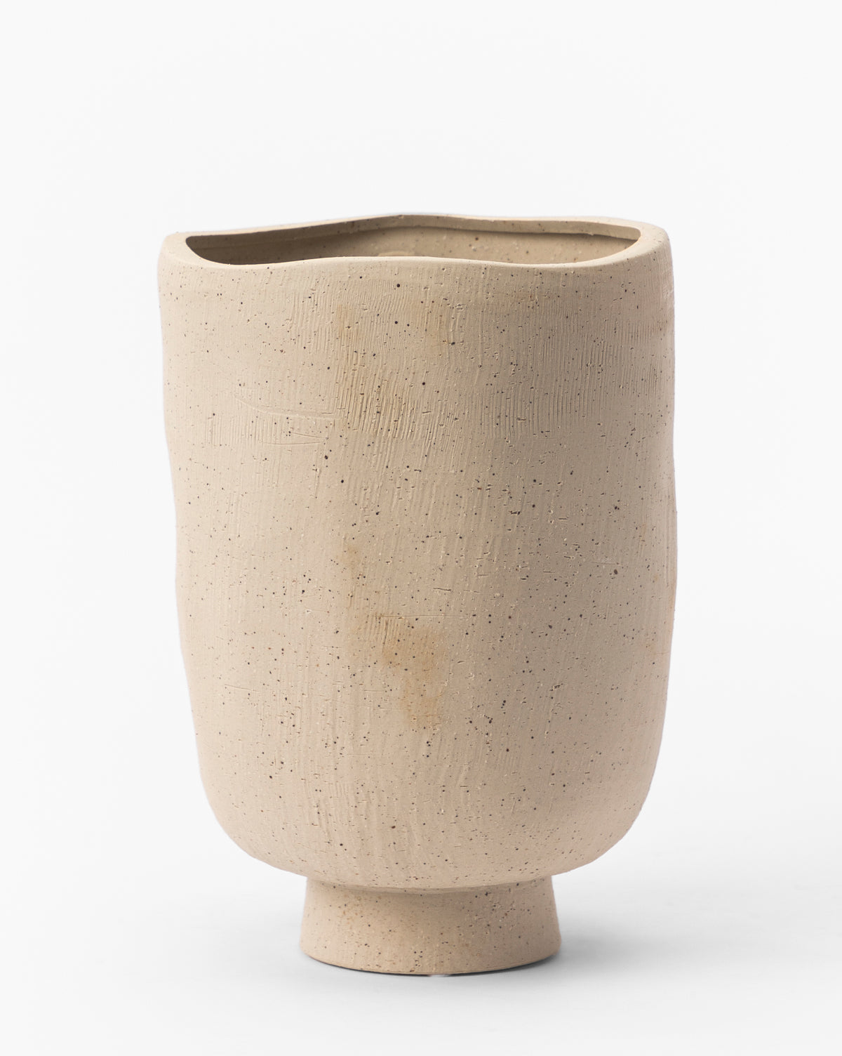 Gray Speckled Planter