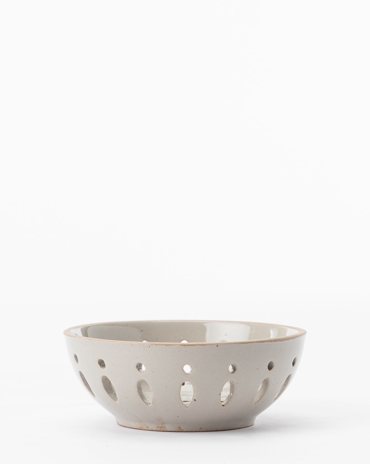 Gray Stoneware Berry Bowl