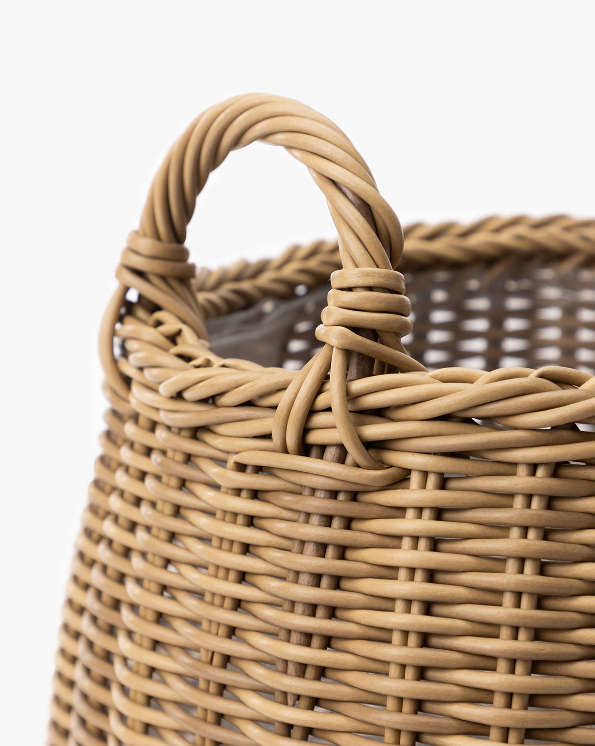 Lightwash Handled Planter Basket