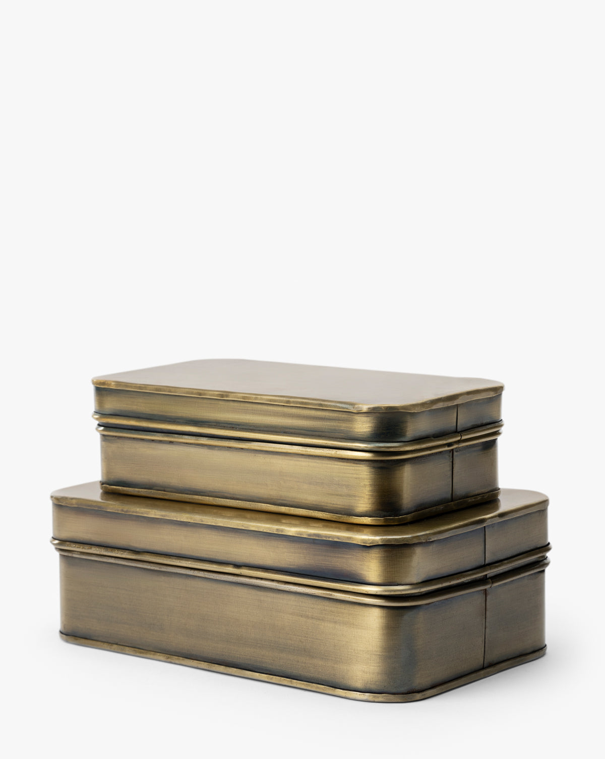 Harriet Brass Boxes (Set of 2)