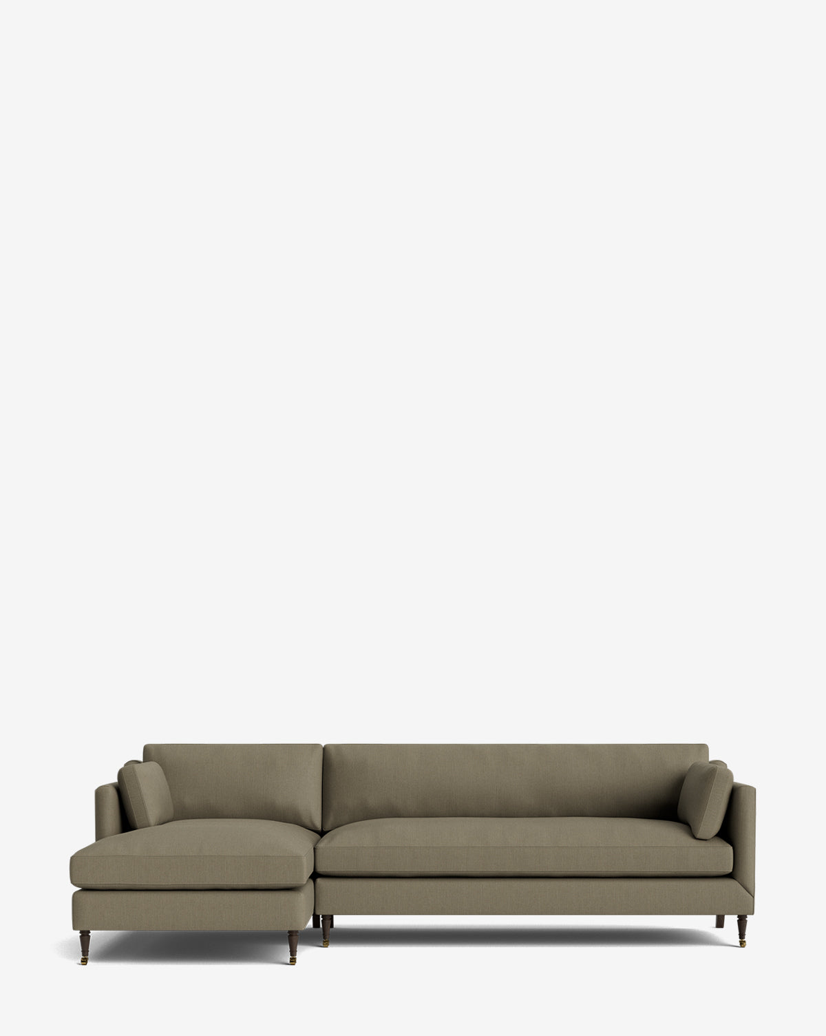 Haverford Upholstered Left Chaise Sectional 113"