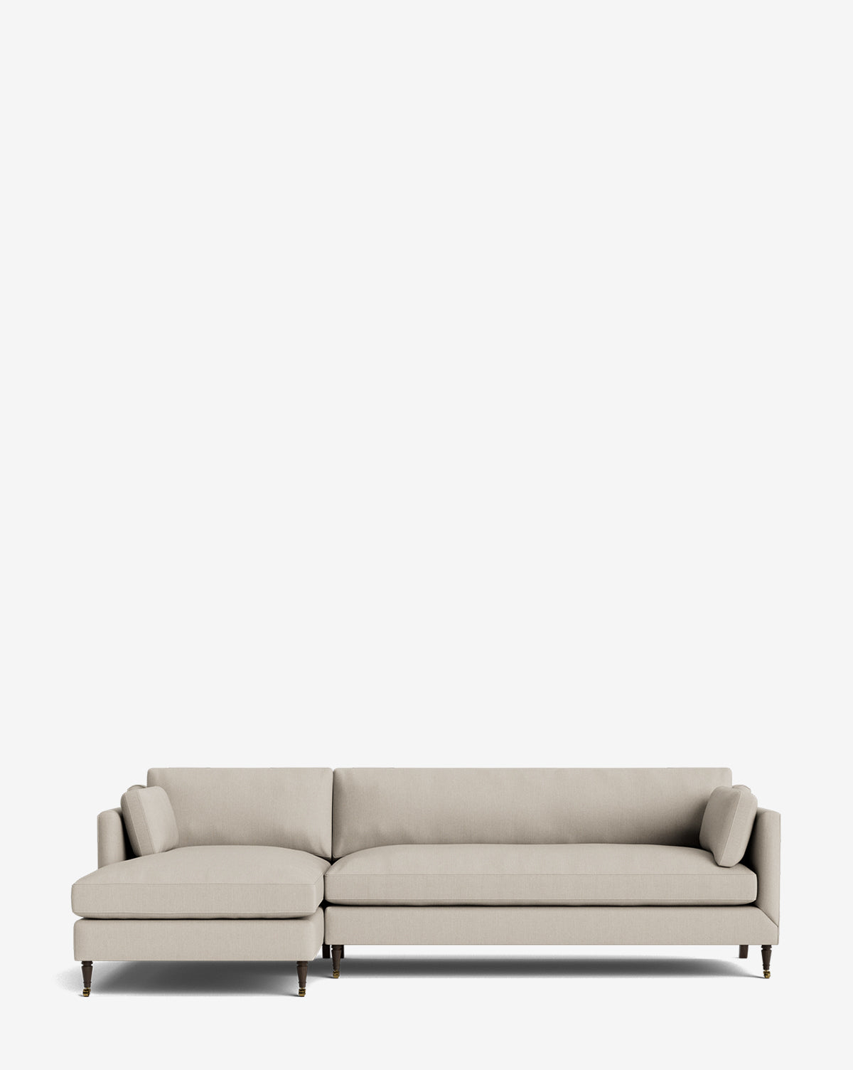 Haverford Upholstered Left Chaise Sectional 113"