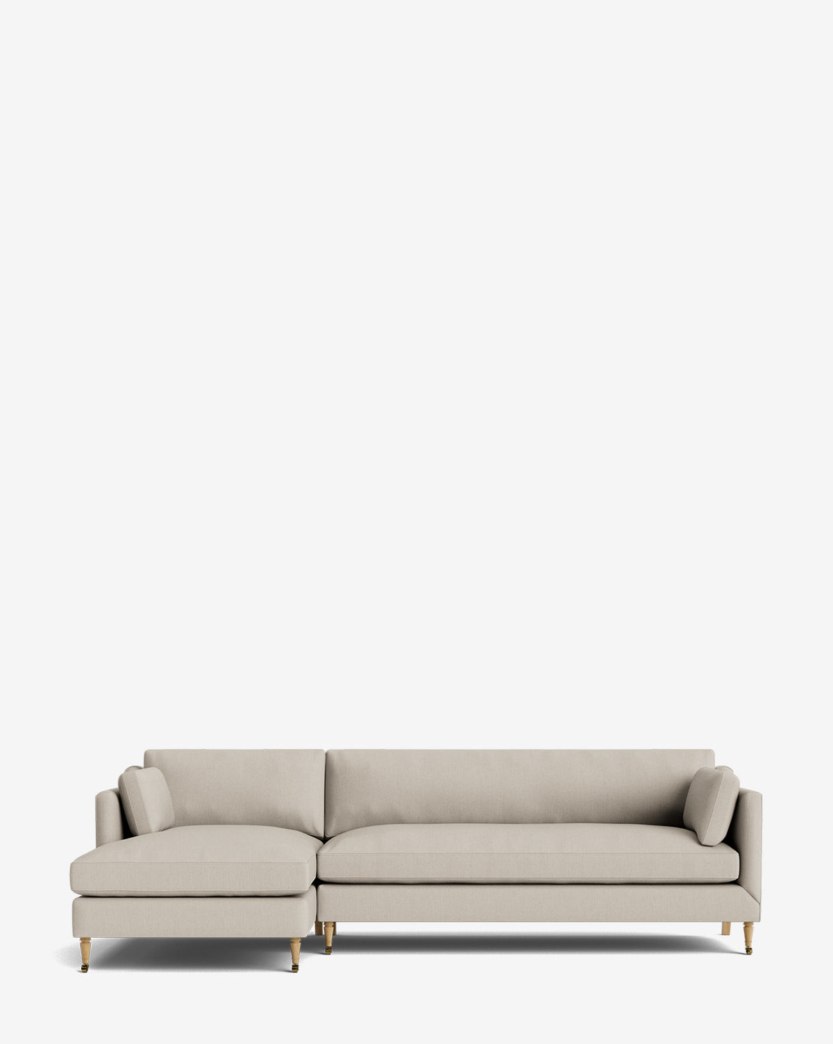 Haverford Upholstered Left Chaise Sectional 113"