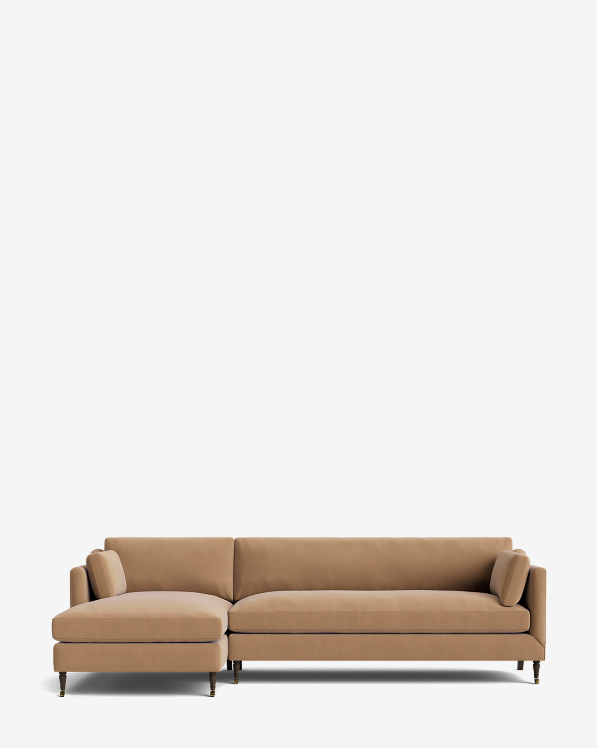 Haverford Upholstered Left Chaise Sectional 113"