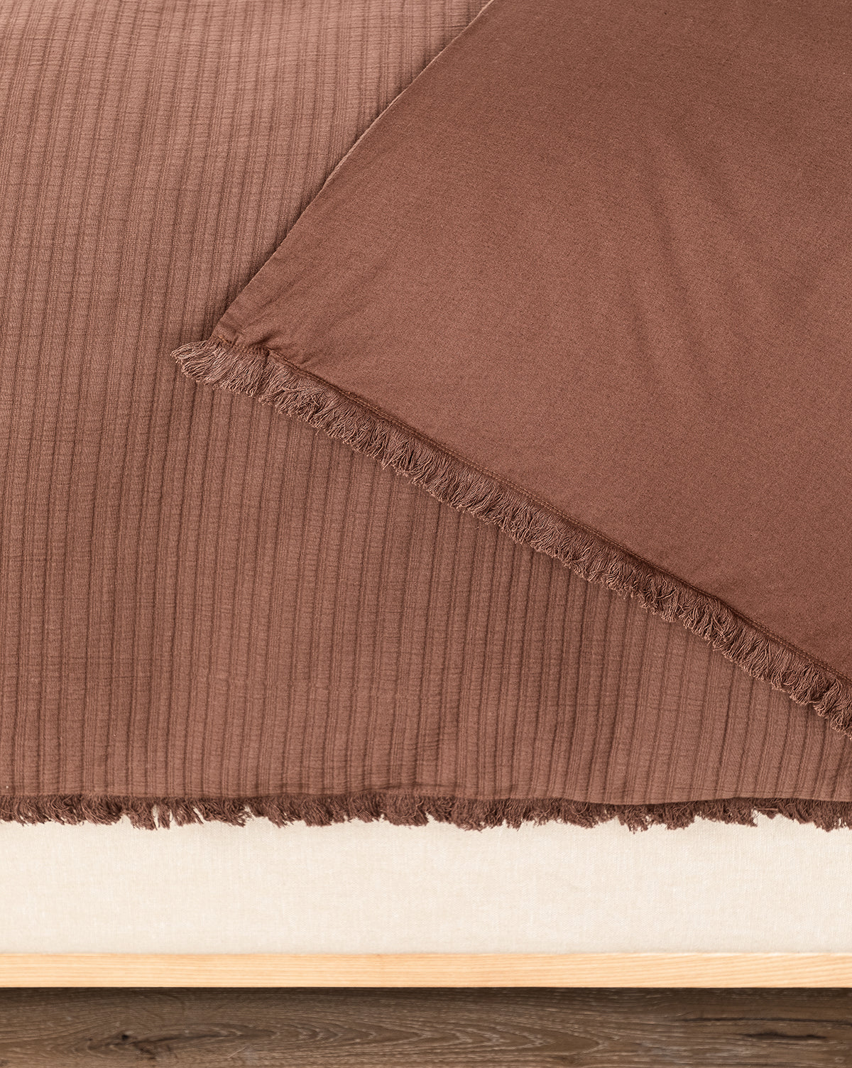 Hendricks Chocolate Cotton Duvet