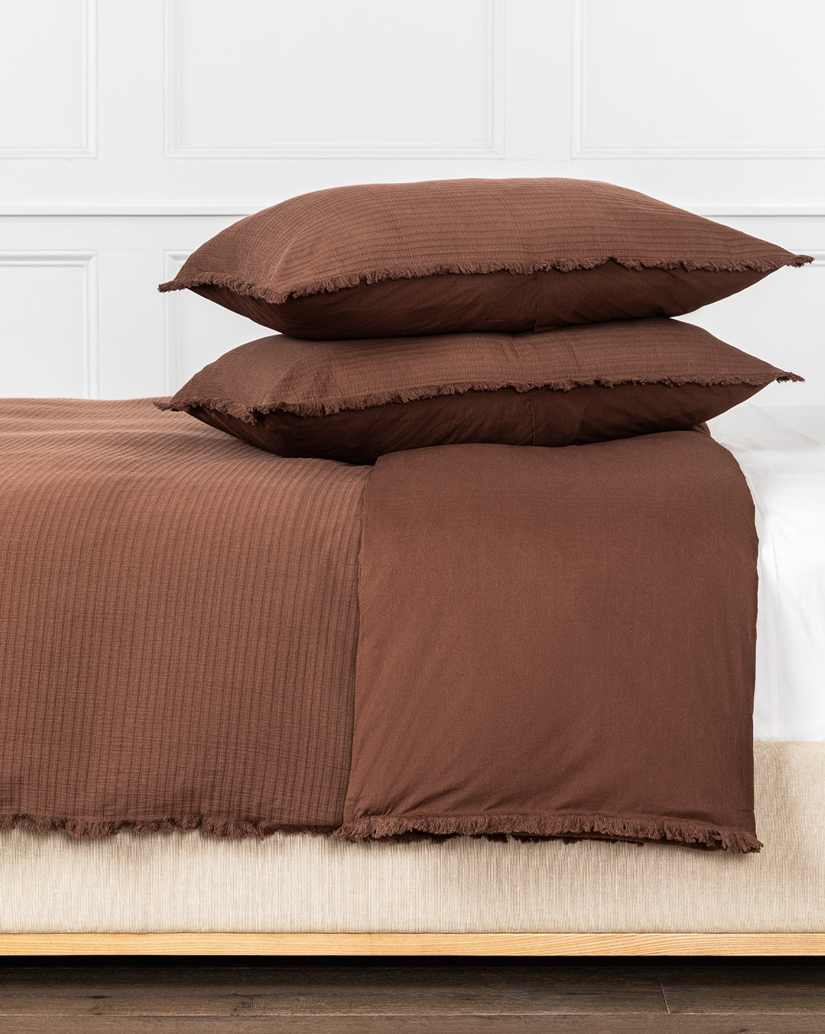 Hendricks Chocolate Cotton Duvet