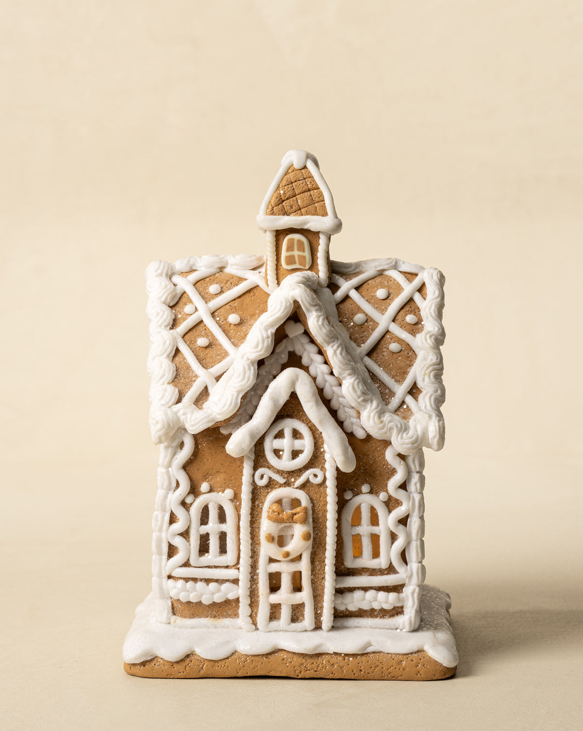 Lighted Gingerbread House