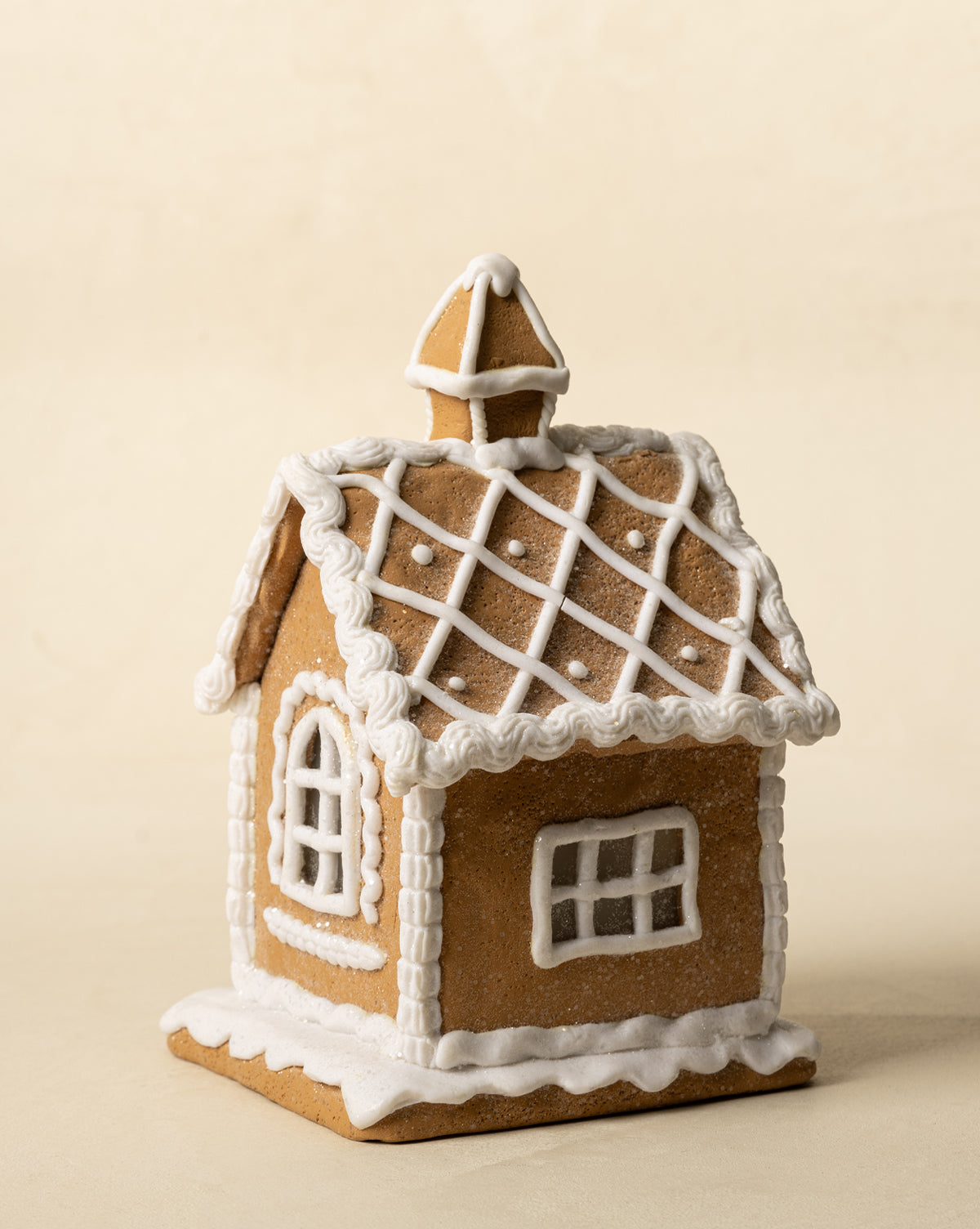 Lighted Gingerbread House