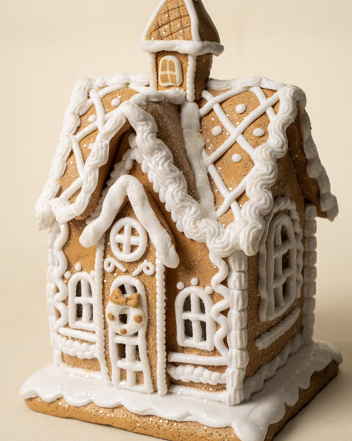 Lighted Gingerbread House