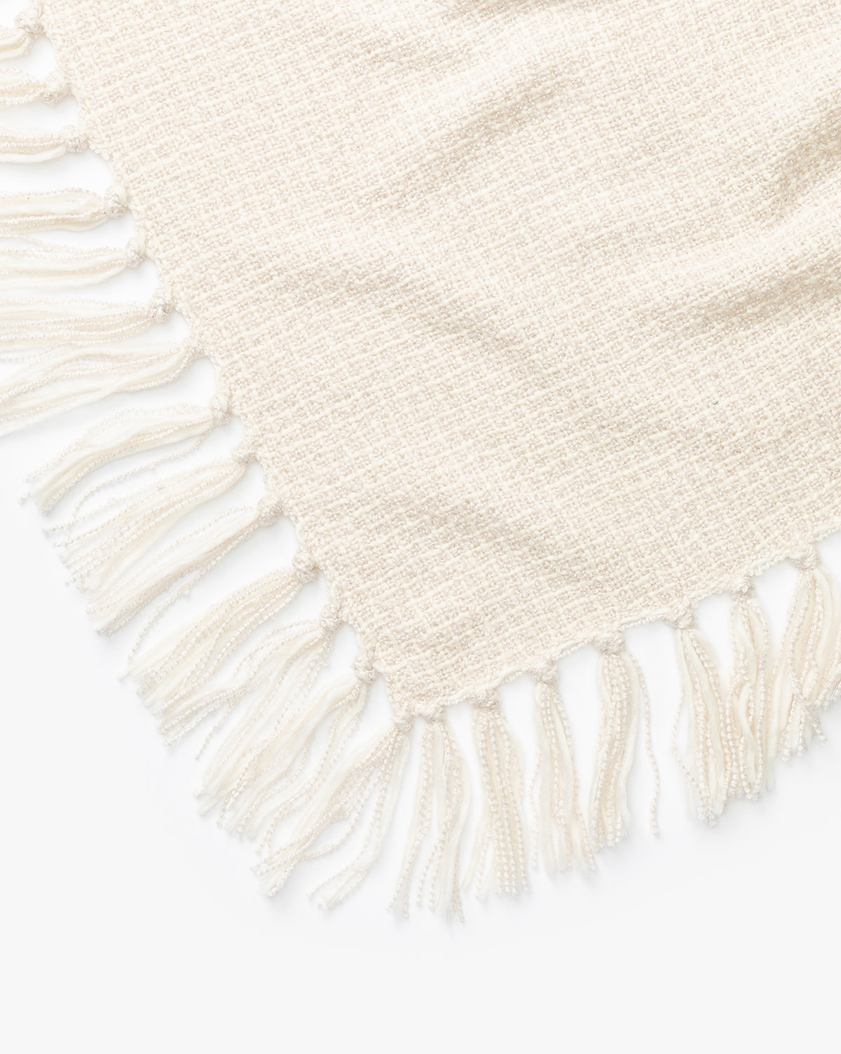 Lorenzo Cream Grid Throw