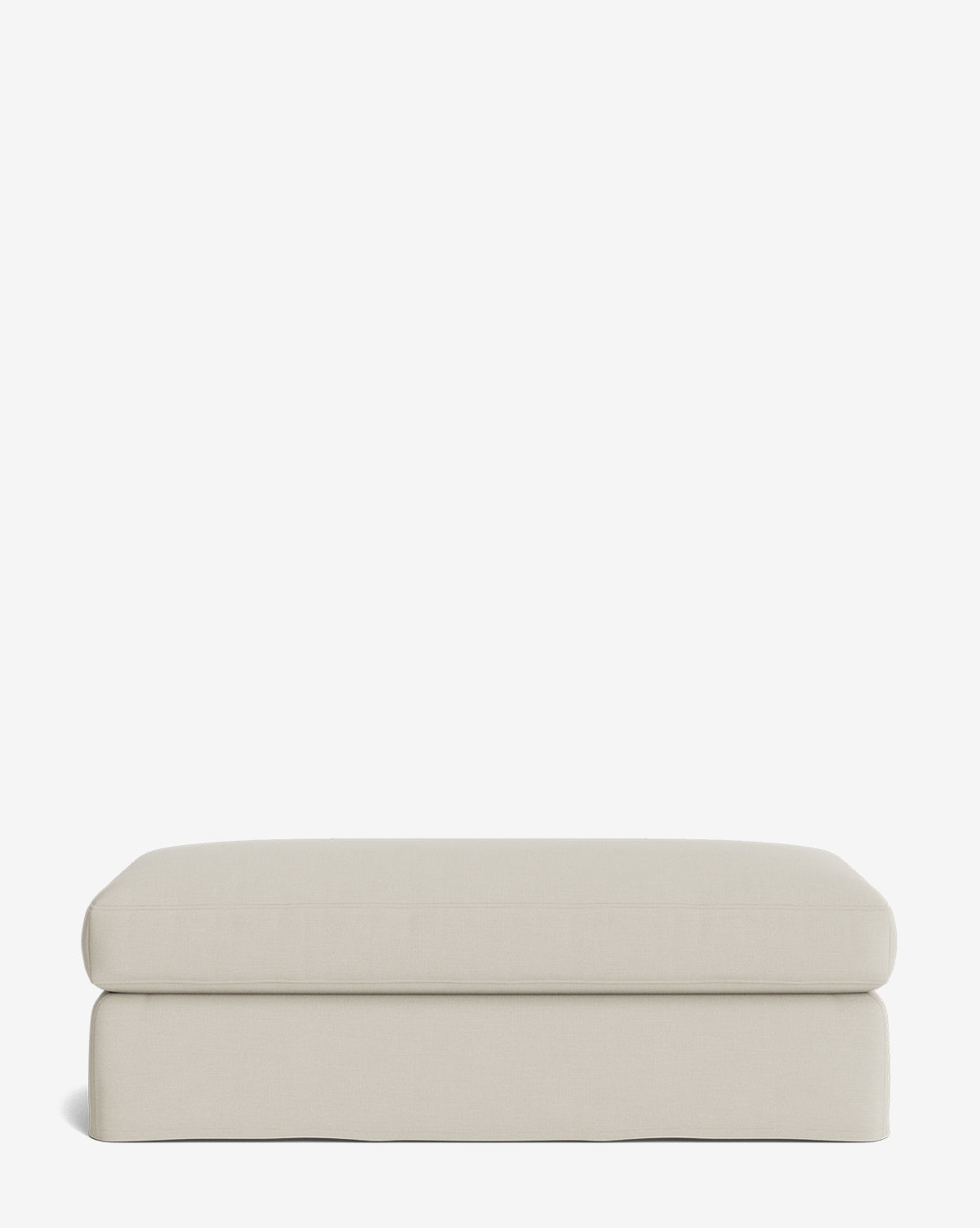 Macy Slipcover Ottoman