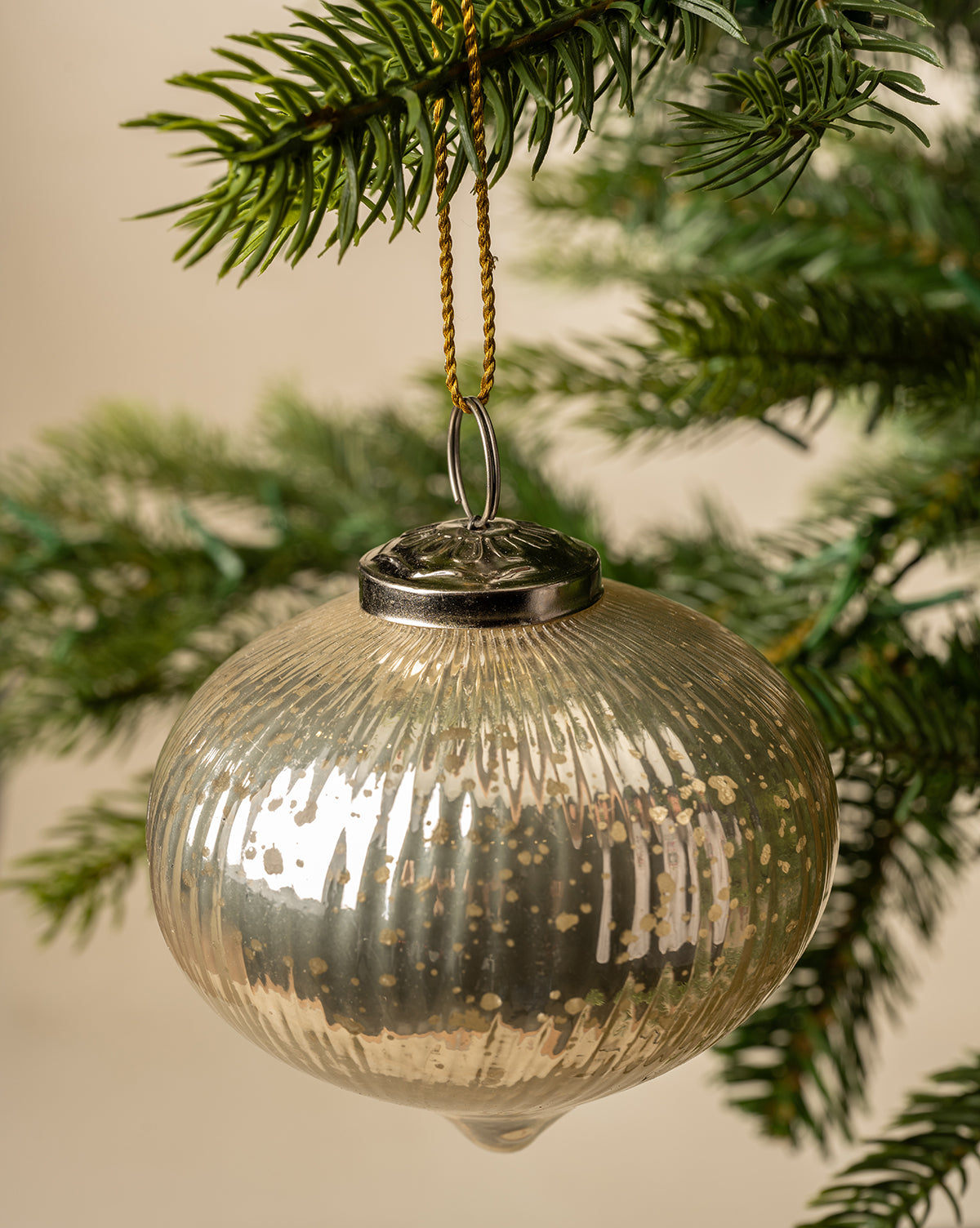 Marjorie Silver Ornament