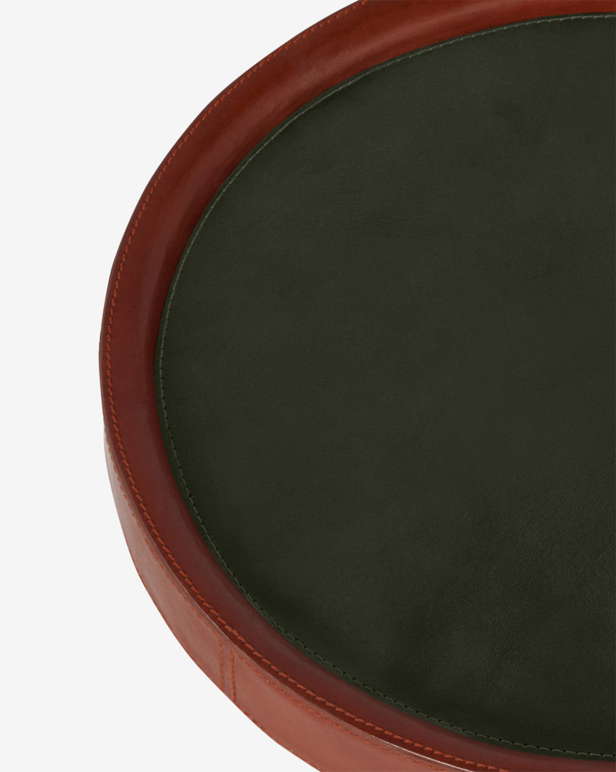 McCoy Leather Side Table