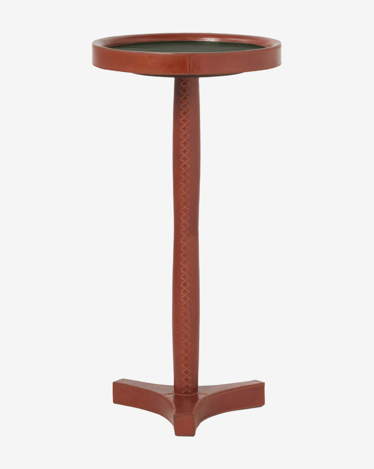 McCoy Leather Side Table