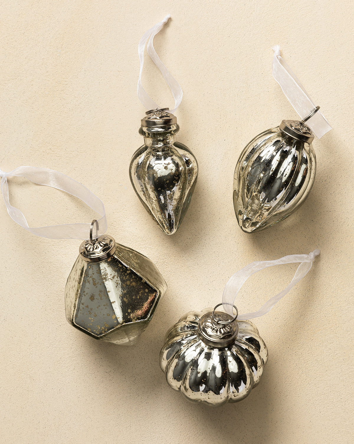 Mercury Bauble Ornaments (Set of 4)