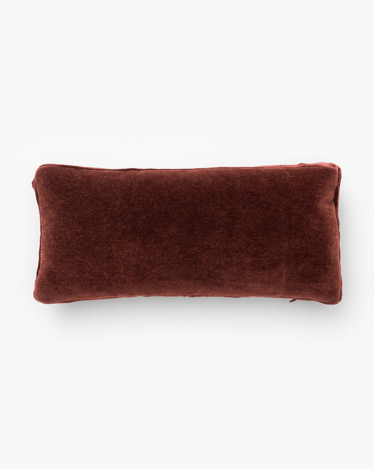 Mohair Pillow with Velvet Stripe