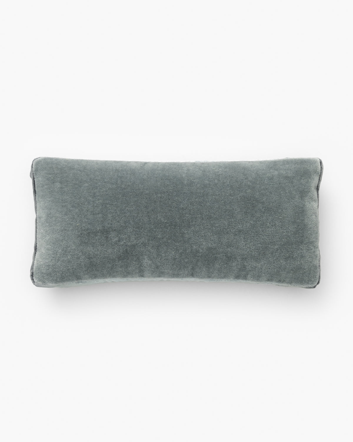 Mohair Pillow with Velvet Stripe