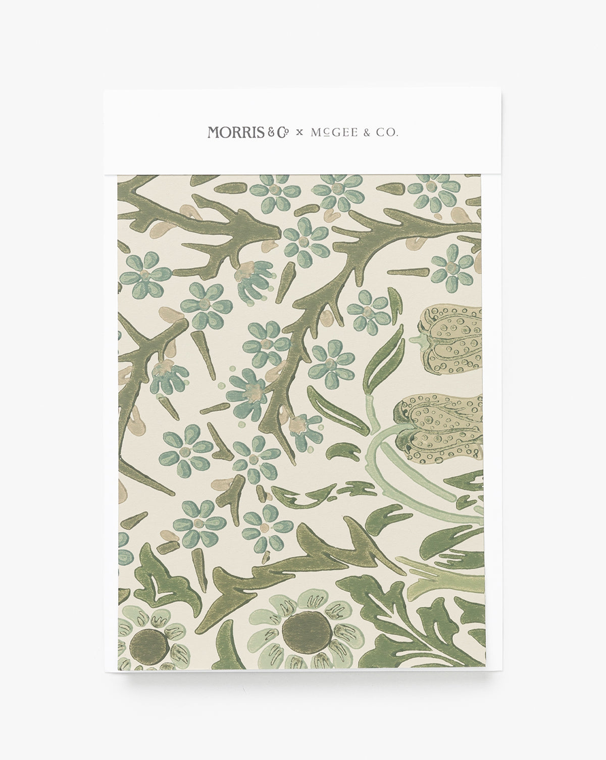 Morris & Co. x McGee & Co. Blackthorn Wallpaper Swatch