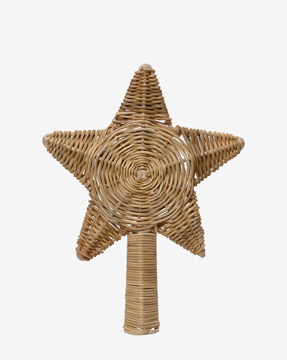 Natural Rattan Tree Topper