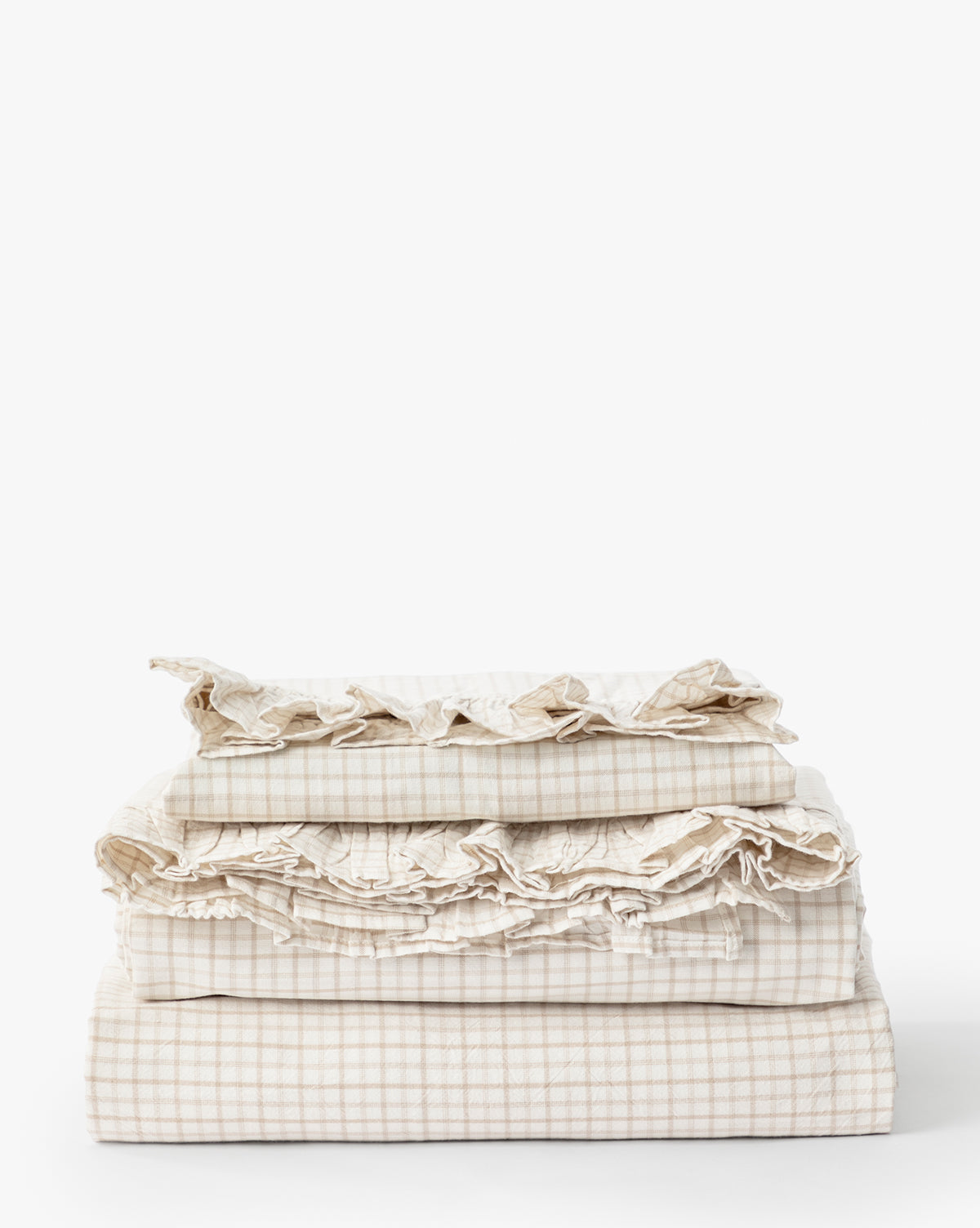 Nell Ruffled Twin Sheet Set