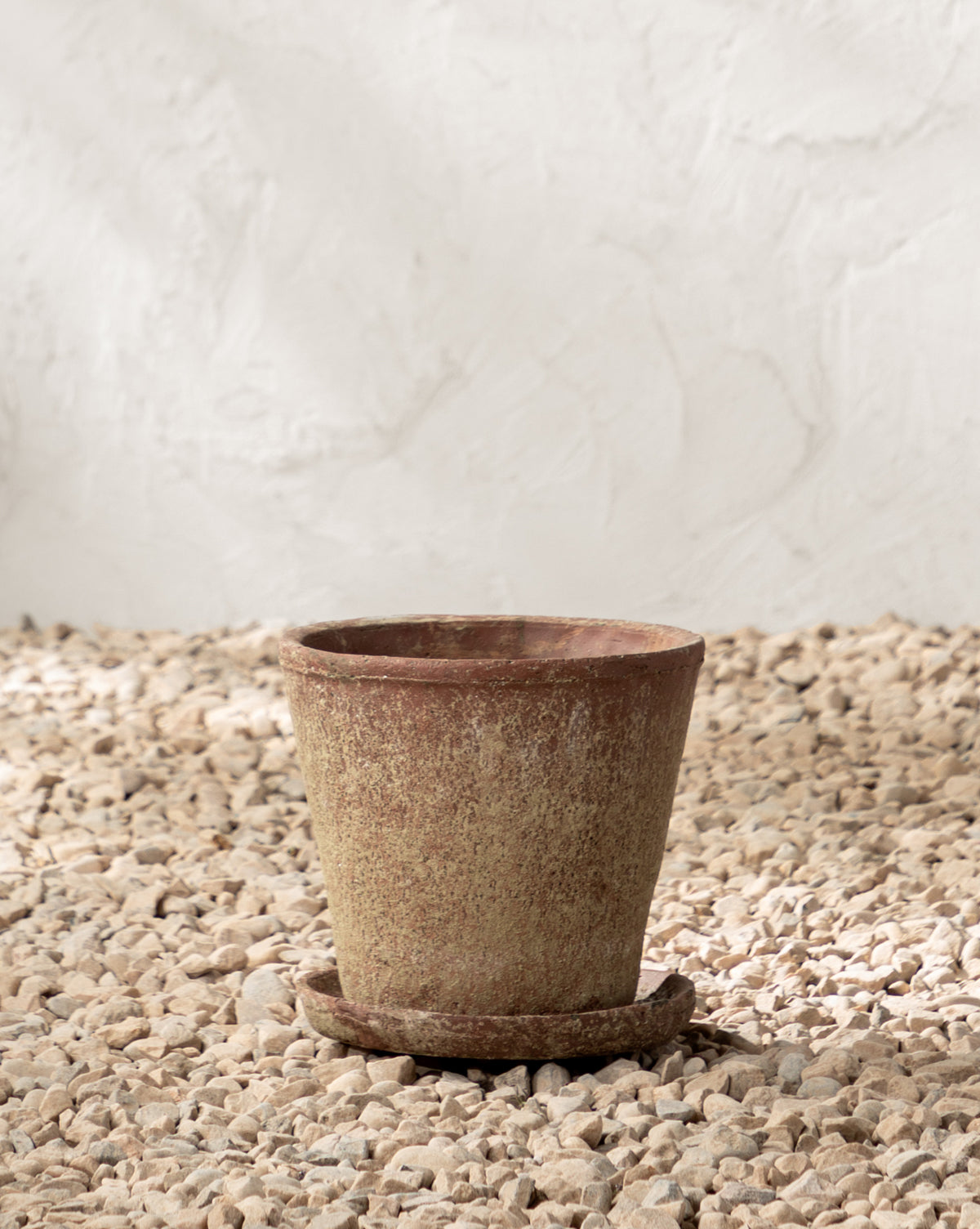 Oksana Distressed Cement Planter