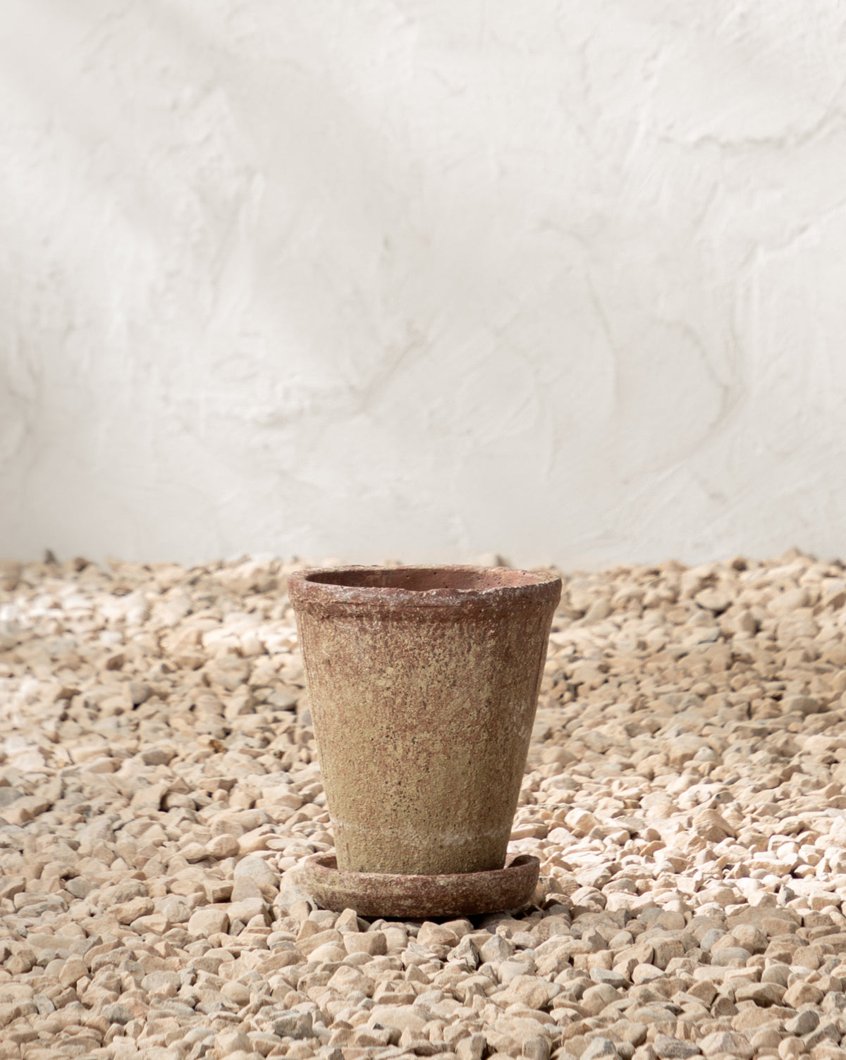 Oksana Distressed Cement Planter