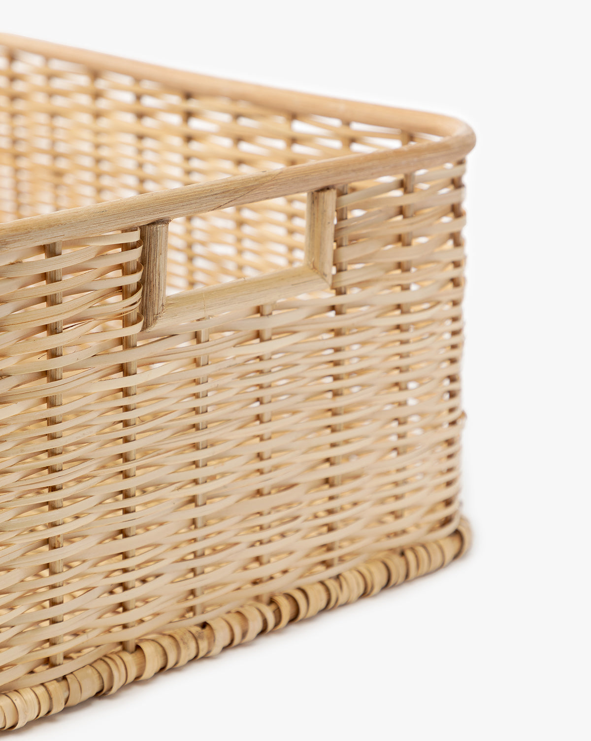 Palm & Rattan Basket