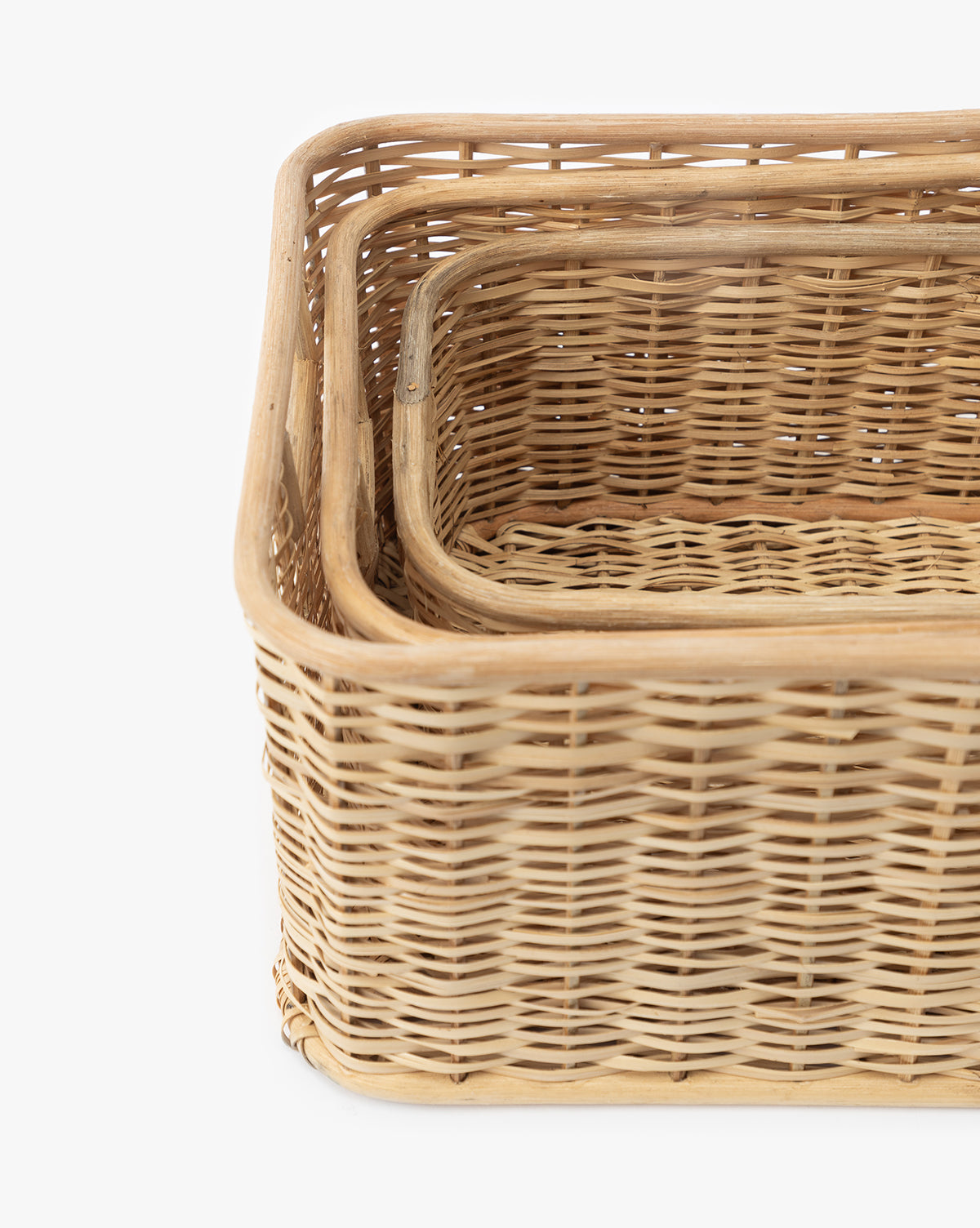 Palm & Rattan Basket