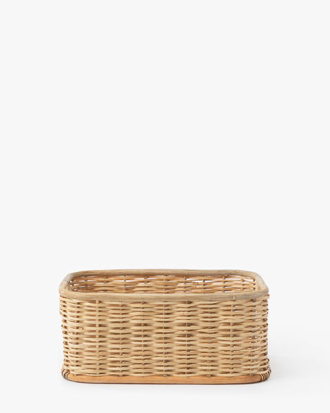 Palm & Rattan Basket – McGee & Co.