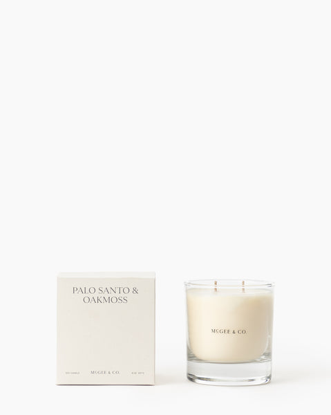 Best Palo Santo & Oakmoss Candles from McGee & Co.