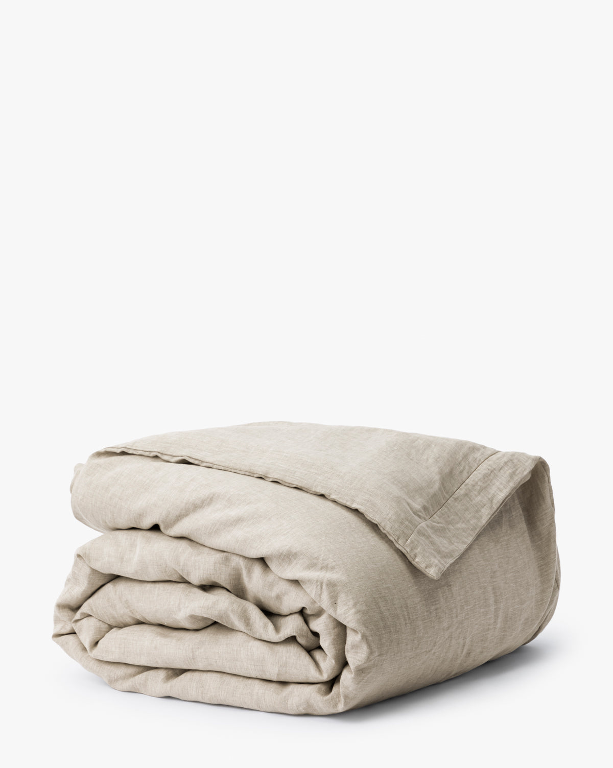 Penelope Beige Linen Duvet Cover