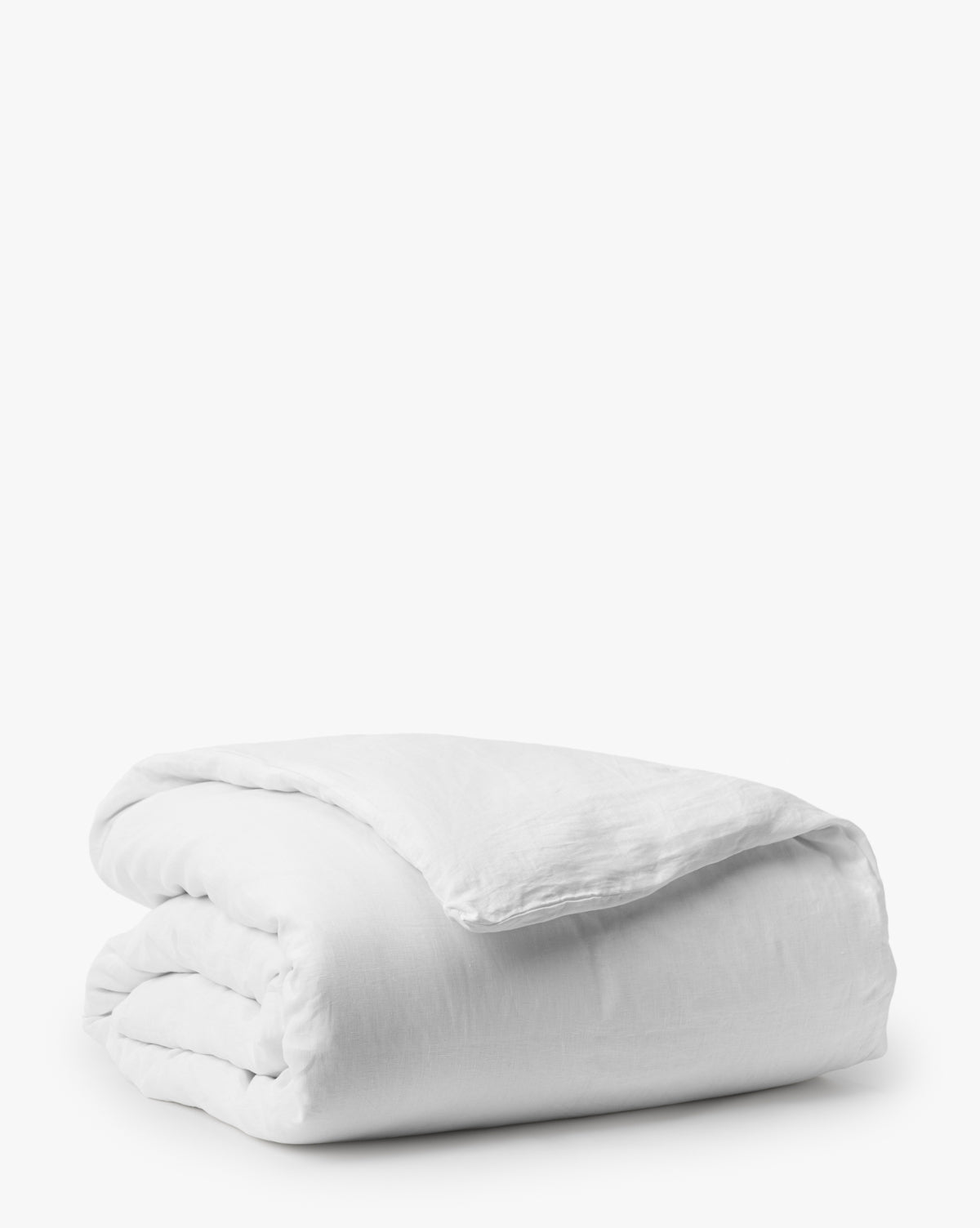 Penelope White Linen Duvet Cover