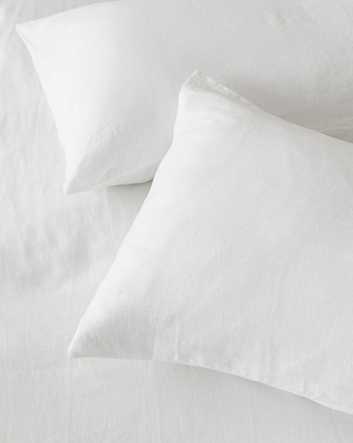 Penelope White Linen Shams (Set of 2)