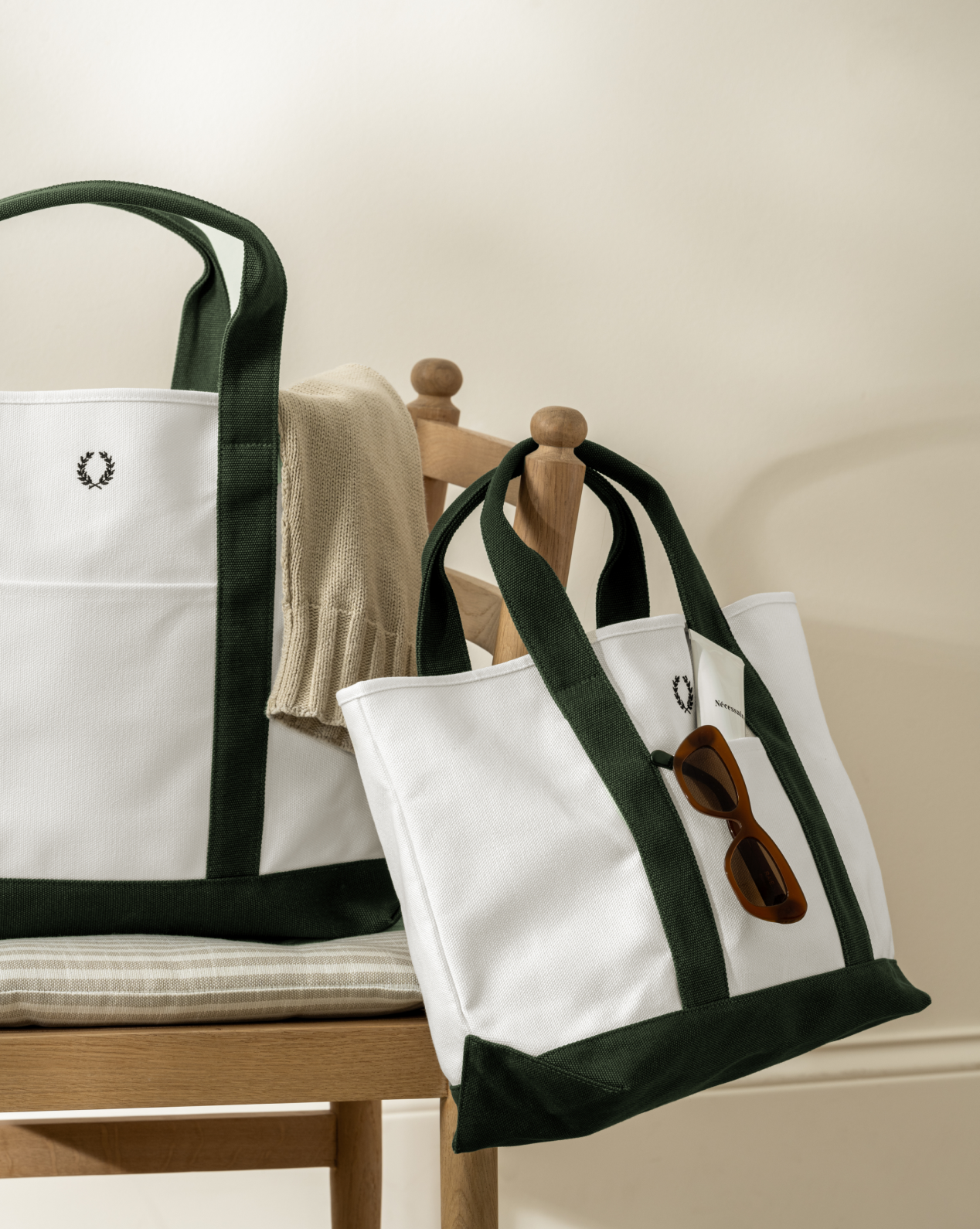 Canvas Laurel Tote