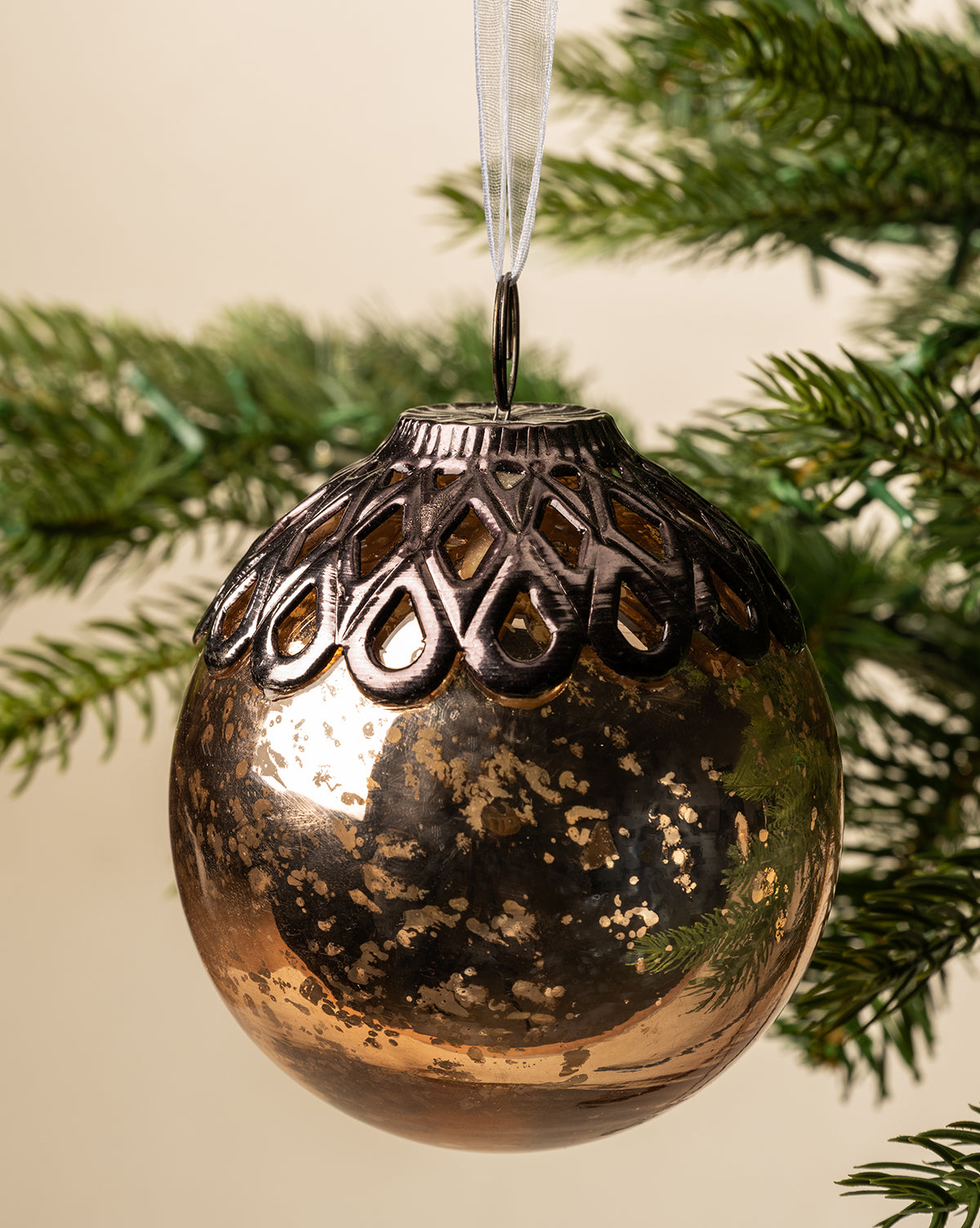 Prunella Glass Bauble Ornament