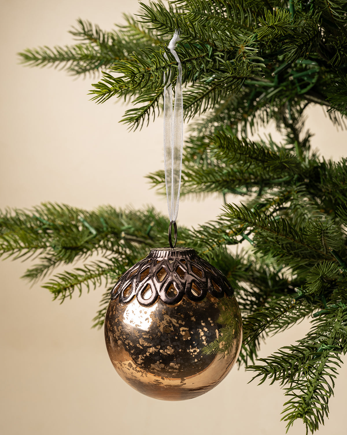 Prunella Glass Bauble Ornament