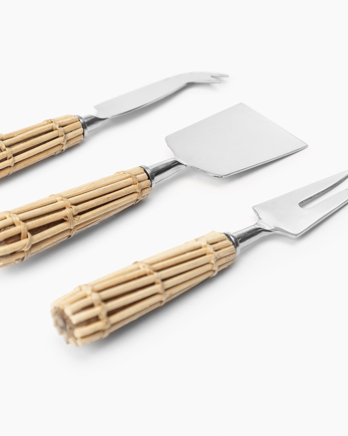 Rattan Cheese Knives