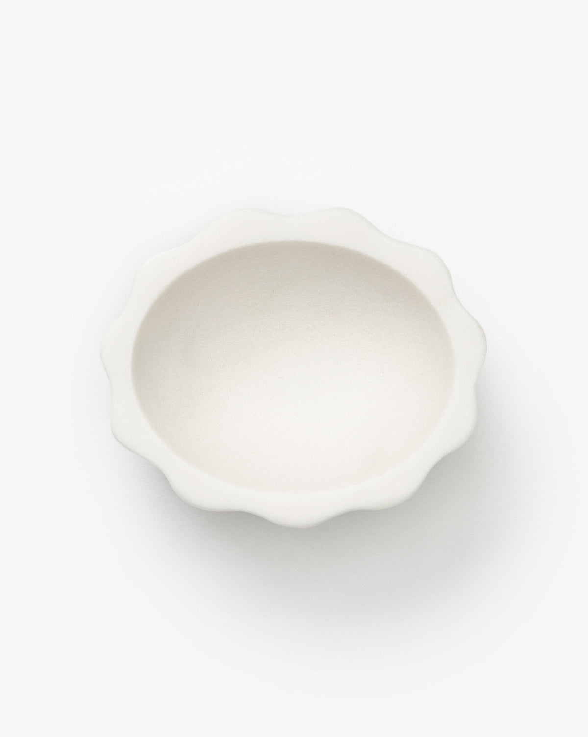 Scalloped Marble Bowl