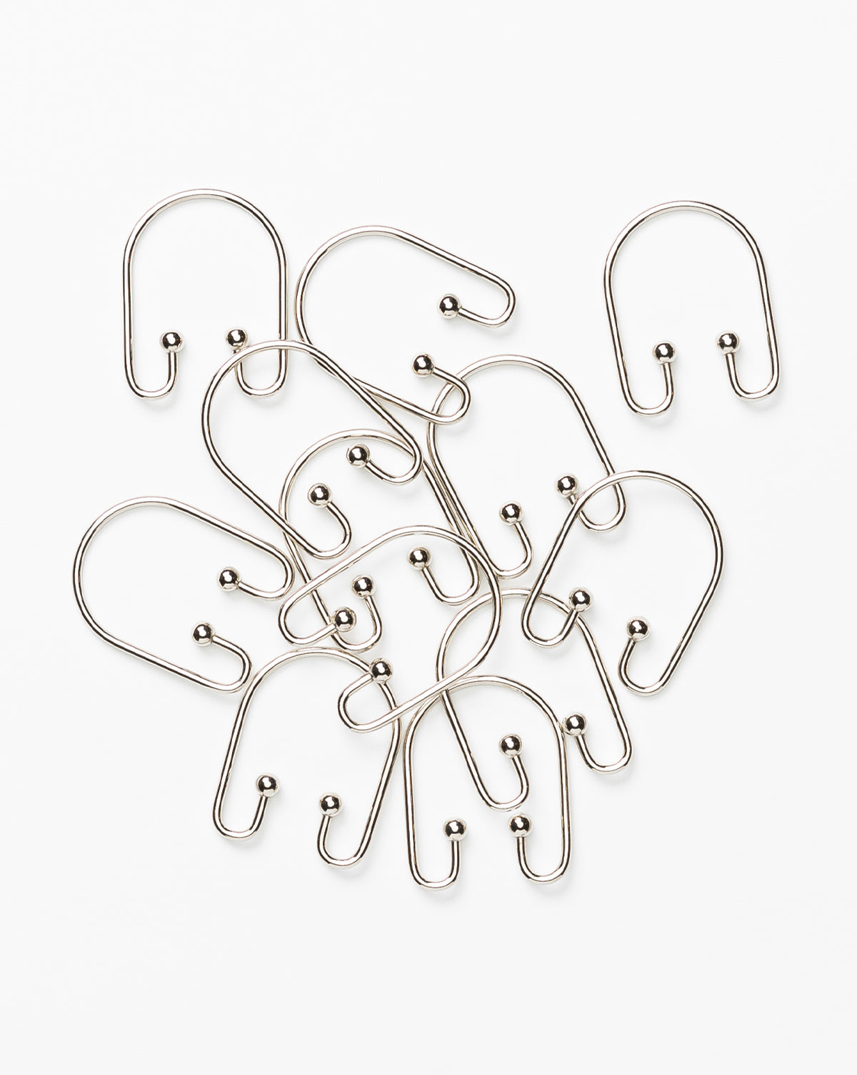 Shower Curtain Hooks (Set of 12)