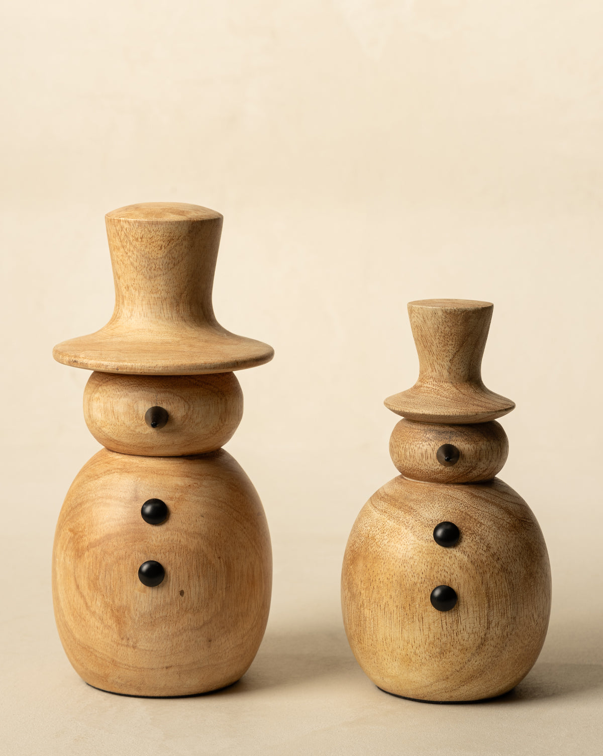 Snowmen Mantel Set (Set of 2)