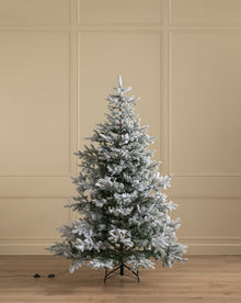 7' Snowy Grandis Fir Pre-Lit Faux Tree