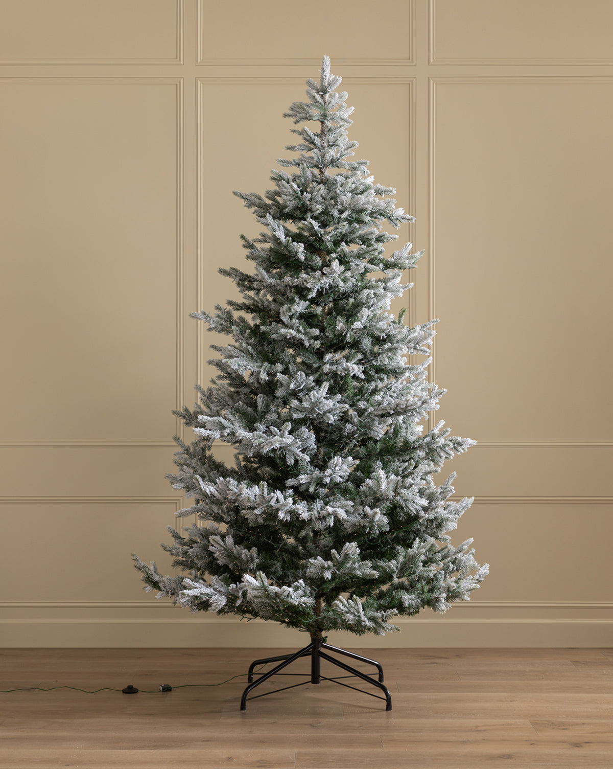 9' Snowy Grandis Fir Pre-Lit Faux Tree