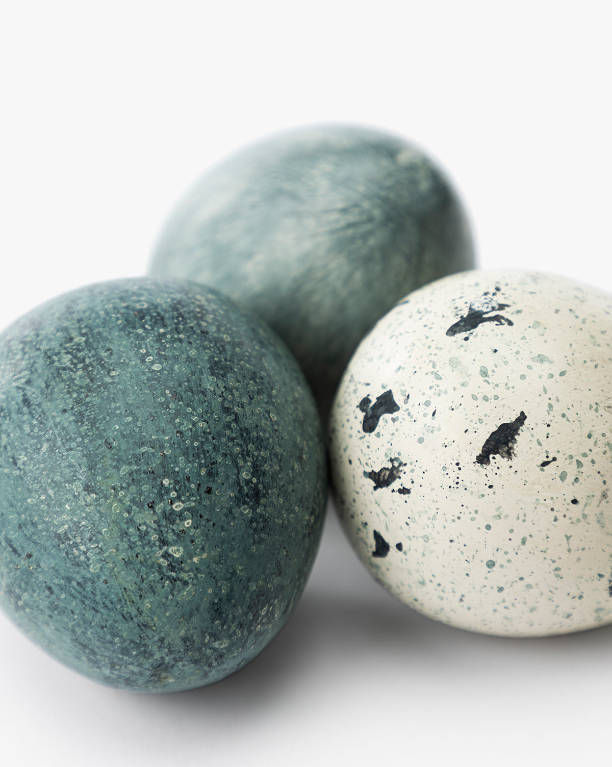 Speckled Ceramic Eggs (Set of 3)