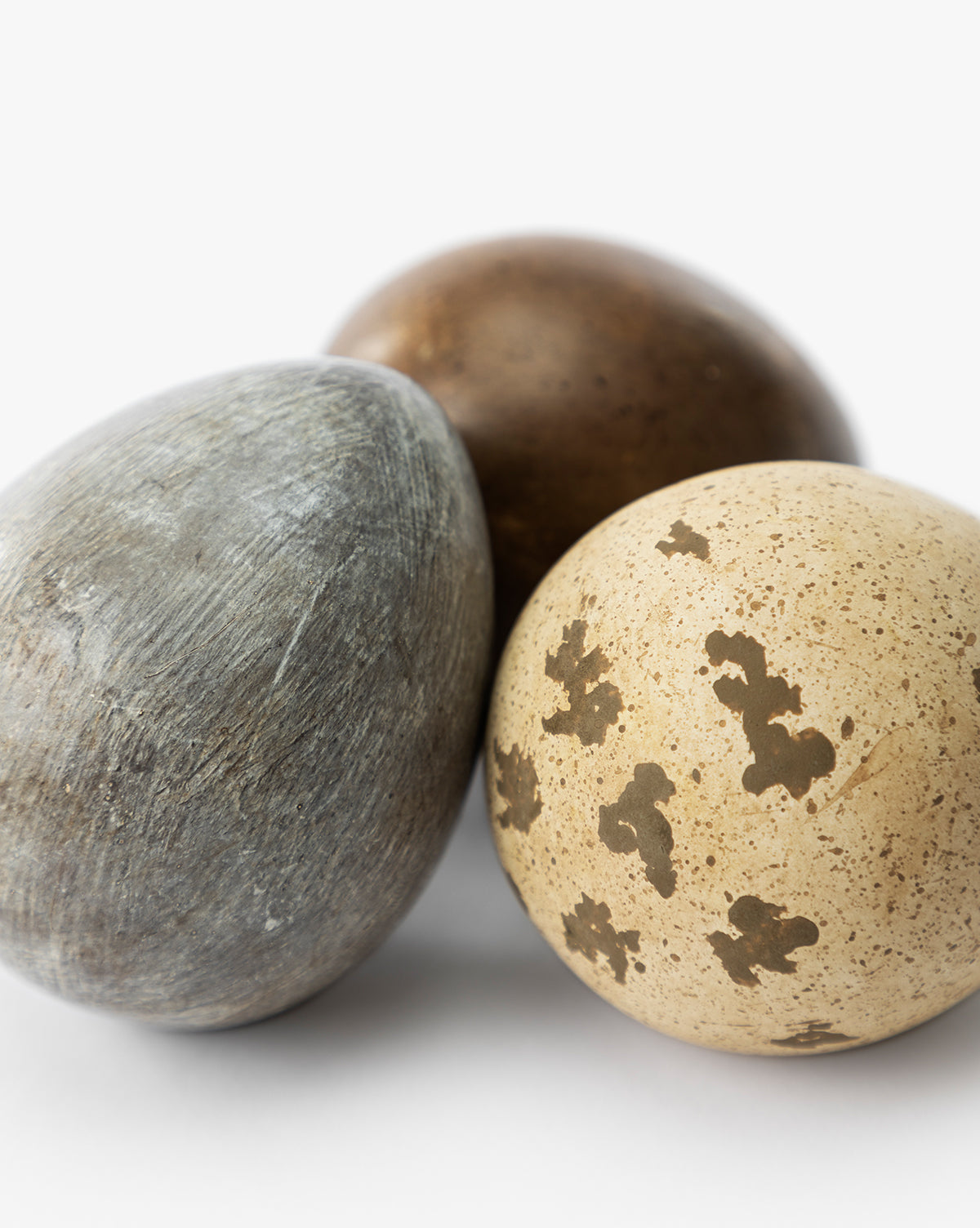 Speckled Ceramic Eggs (Set of 3)