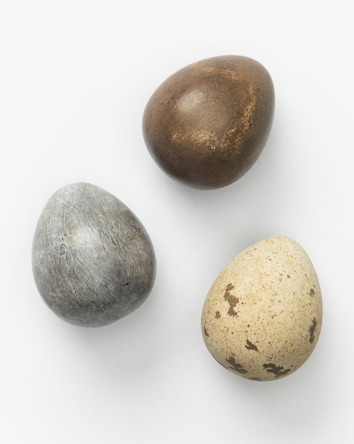 Speckled Ceramic Eggs (Set of 3)