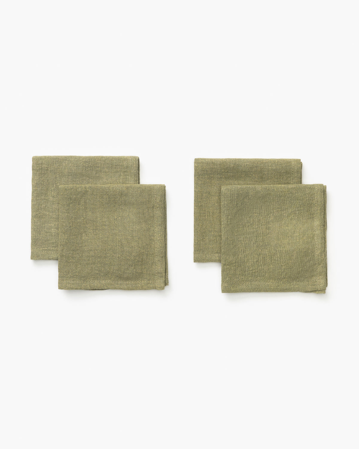 Stonewashed Linen Cocktail Napkins (Set of 4)