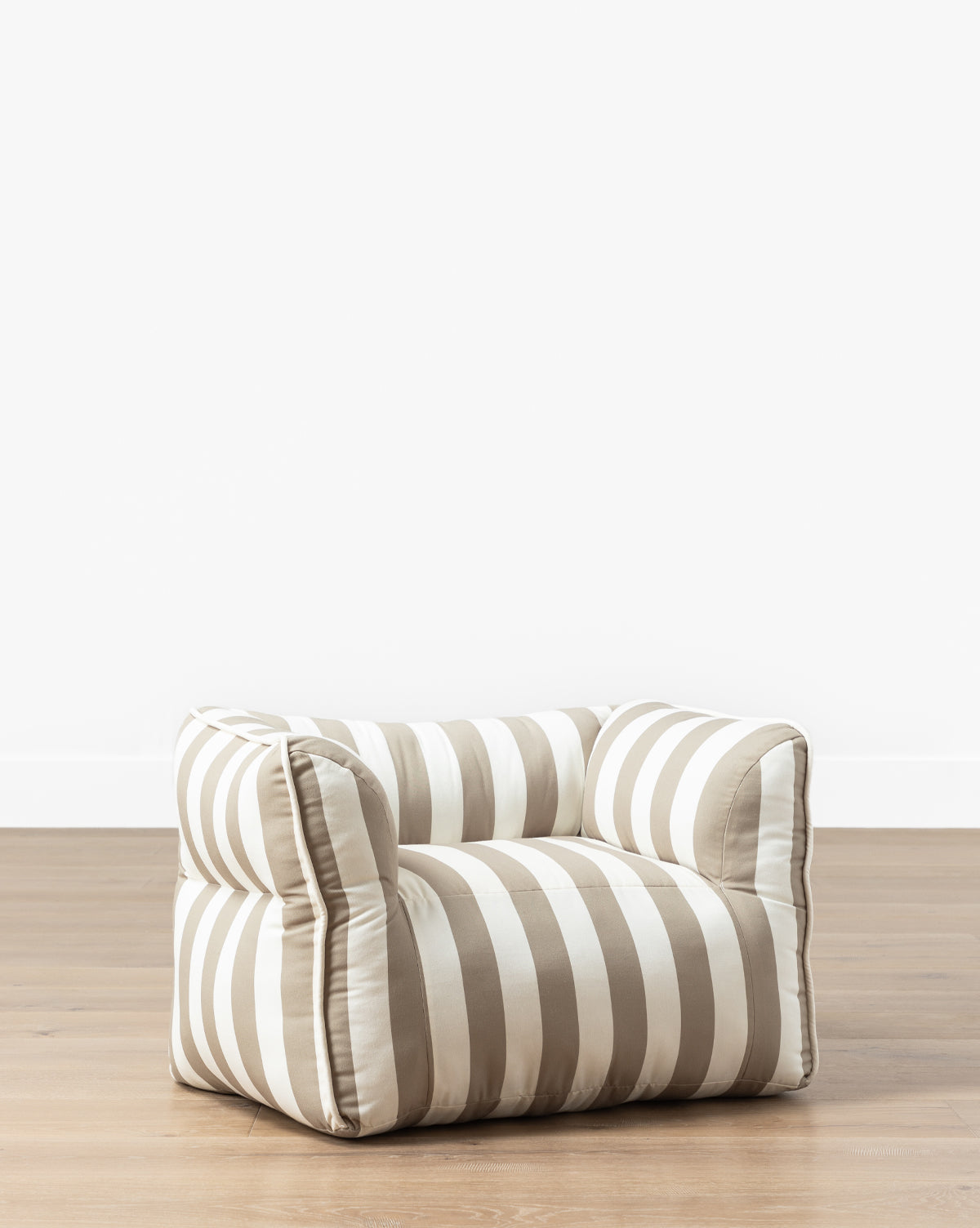 Tan Striped Kids Chair